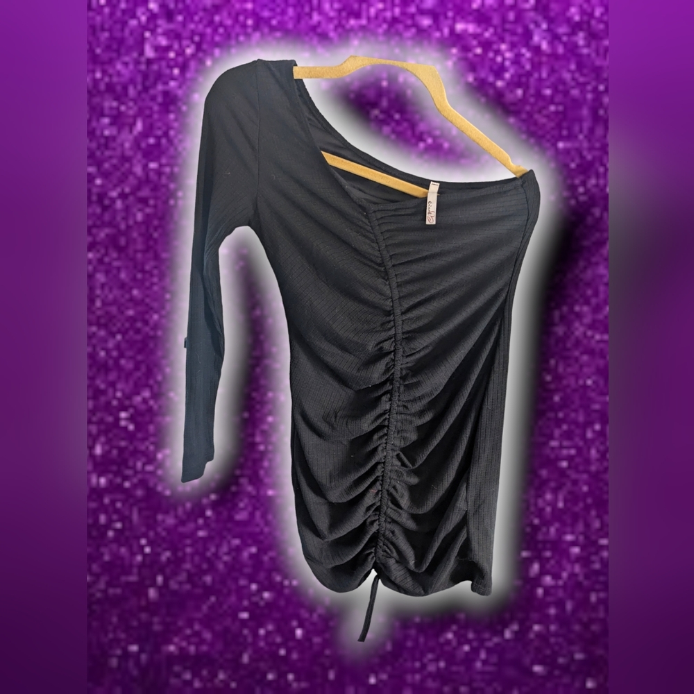EVENT | one shoulder ruched mini dress